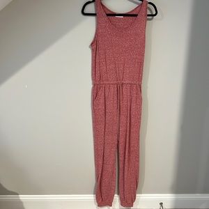 Pink comfy jumpsuit